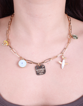 Charm Ataç Kolye Charm Ataç Kolye