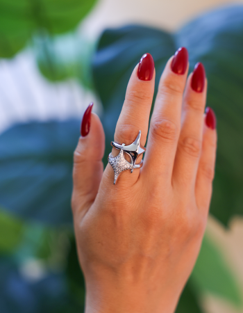 Spark Kristal Gümüş Yüzük Spark Kristal Gümüş Yüzük